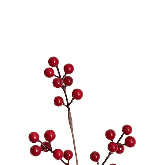 Christmas Berry Long Stem Spray Red (85cmH)