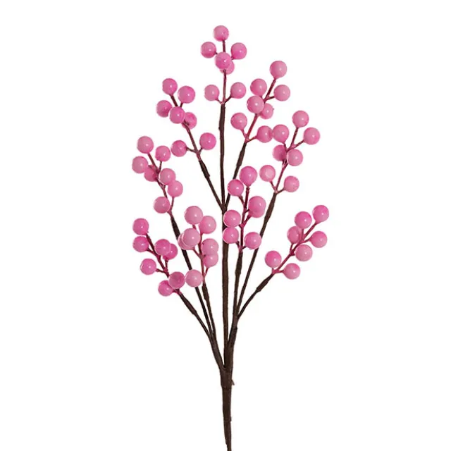 Christmas Berry Spray Candy Pink (43cmH)