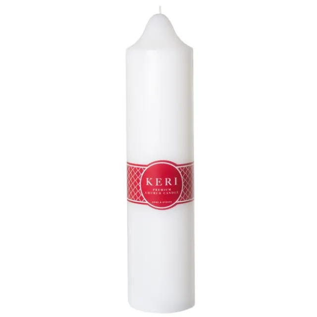 Church Pillar Candle White (7x30cmH) 150Hr