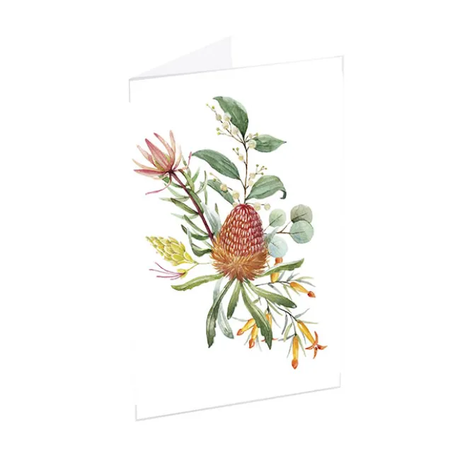 Classic Gift Card & Envelope Natives Pk25 (6.5x10cmH)