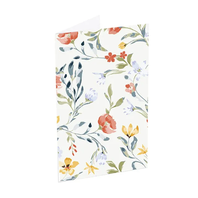 Classic Gift Card & Envelope Elegant Blooms Pk25(6.5x10cmH)