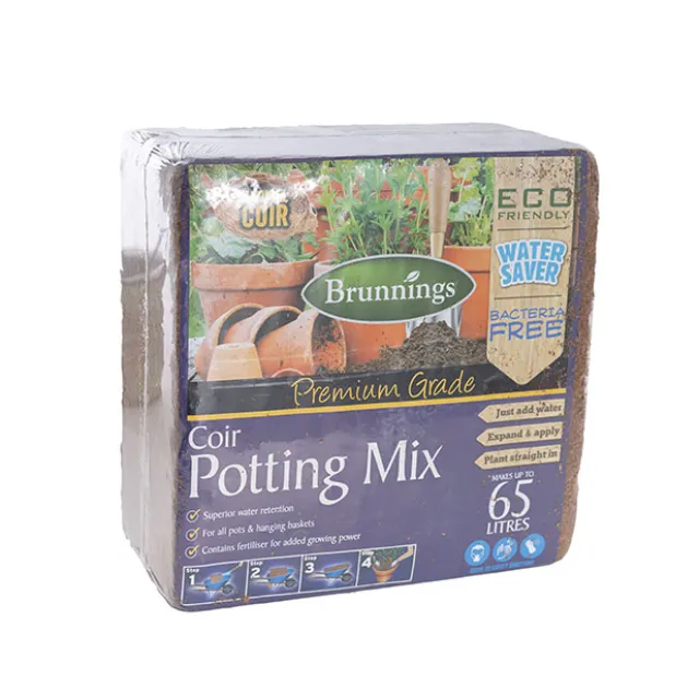 Coir Peat Block Potting Mix 65L