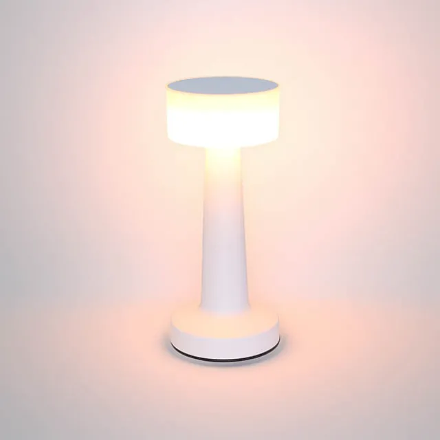 Cordless Designer LED Table Lamp Matte White (21cmH)