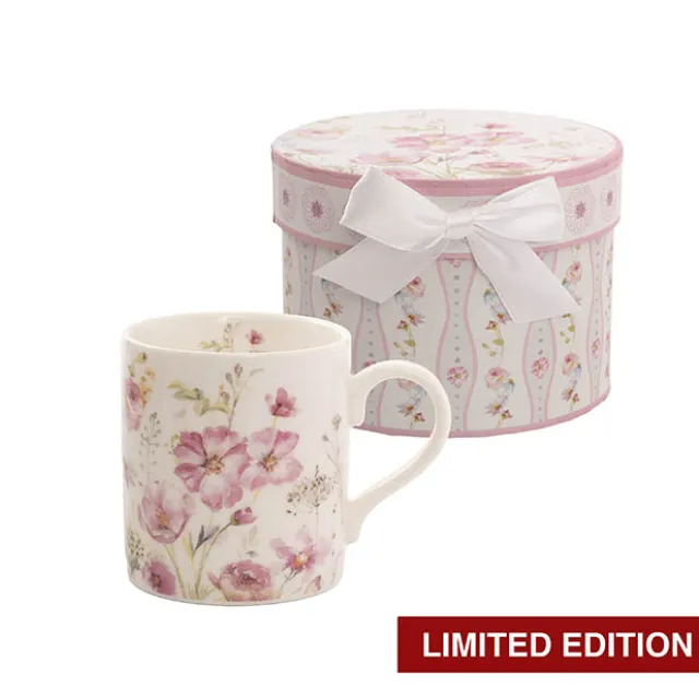 Cosmos Coffee Mug Gift Set Fuchsia (12x8.6cm)