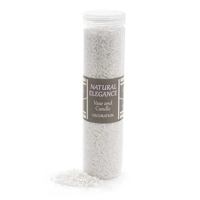 Crushed Glass Sand 2-5mm Clear White (600g Jar)