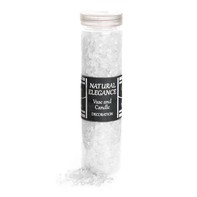 Crushed Glass Sand 2-5mm Clear (600g Jar)