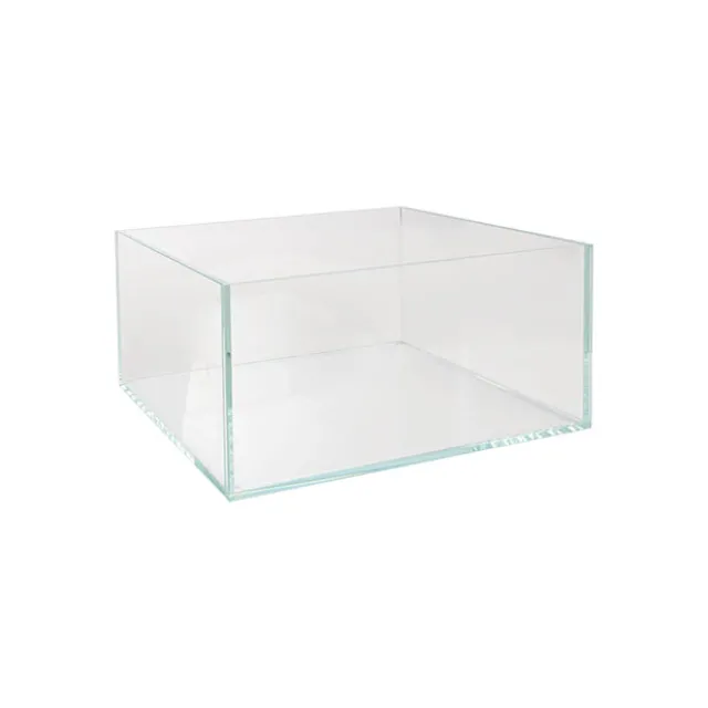 Crystal Glass Square Trough Clear (30x15cmH)