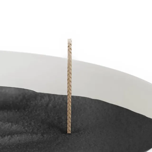 Crystal Natural Candle Sand Wax with 40 Wicks Black (1kg)