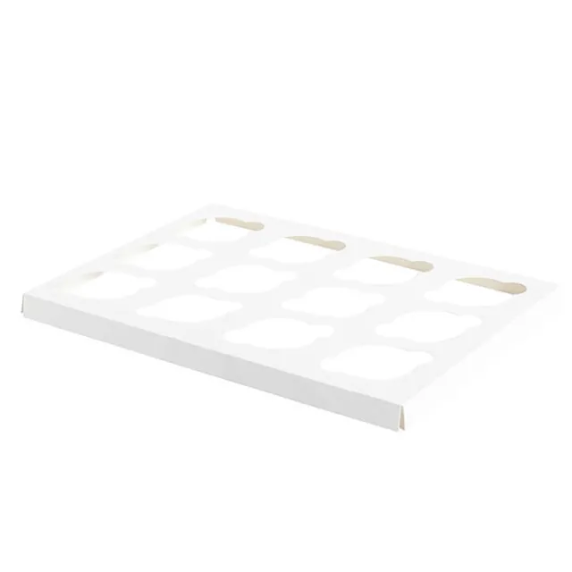 Cupcake Insert 12 Cupcakes White (396x291mmW)