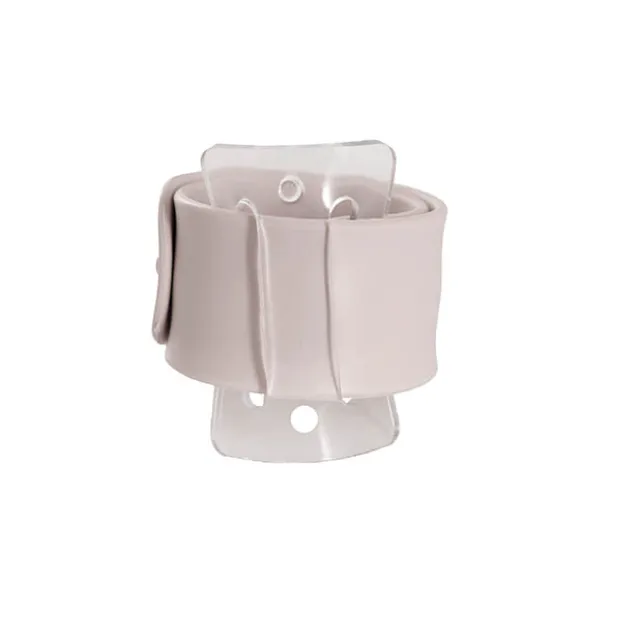 Corsage Wrist Bracelet Pack 2 Slap Snap Nude (21cmLx2.5cmH)