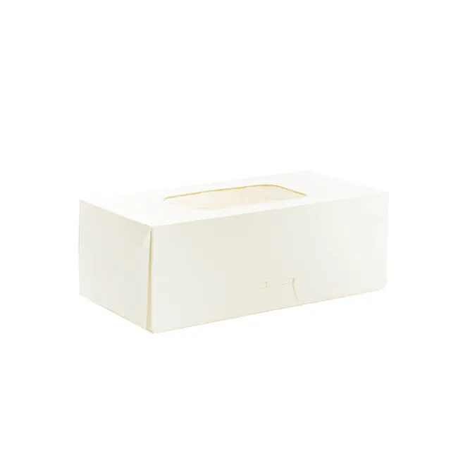 2-Donut Baked Goods Window Box White (198x98x70mmH)