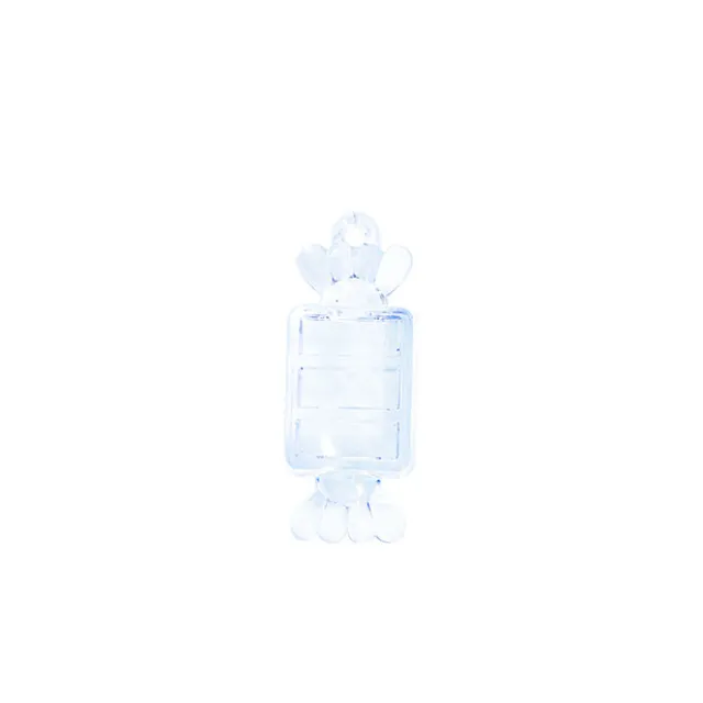 Decoration Acrylic Charms Candy Pack 12 Baby Blue (48x19mm)