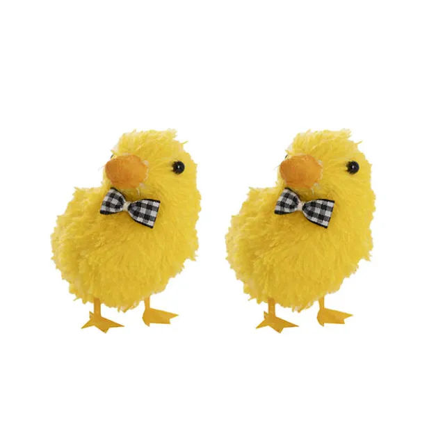 Decorative Ducks Pack 2 Yellow (6x8x6.5cmH)