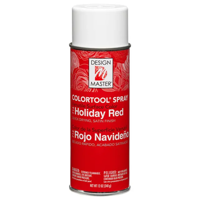 Design Master Spray Paint Colortools Holiday Red (340g)