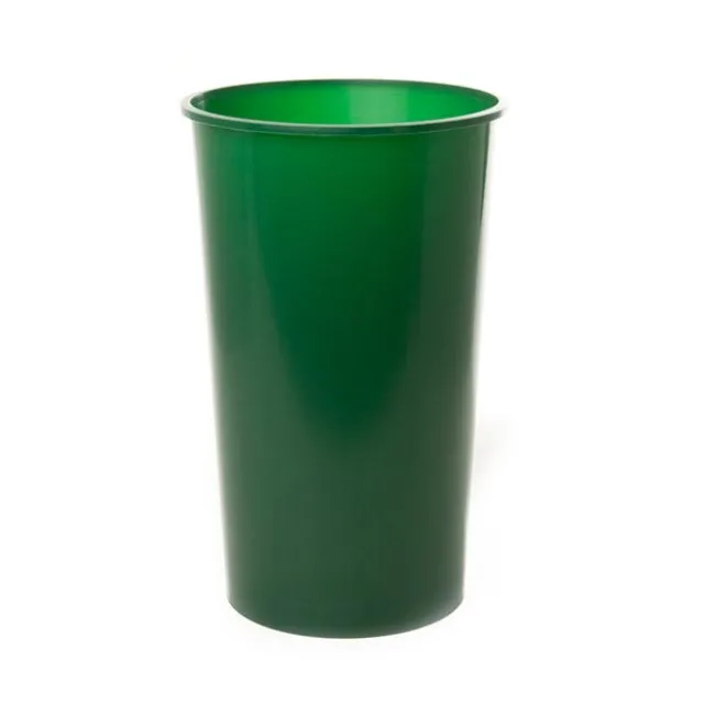 Display Flower Bucket Plastic Round 4L Green (16.5Dx26cmH)
