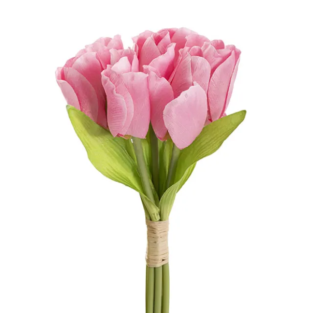 Dutch Tulip Bouquet x 7 Pink (30cmH)