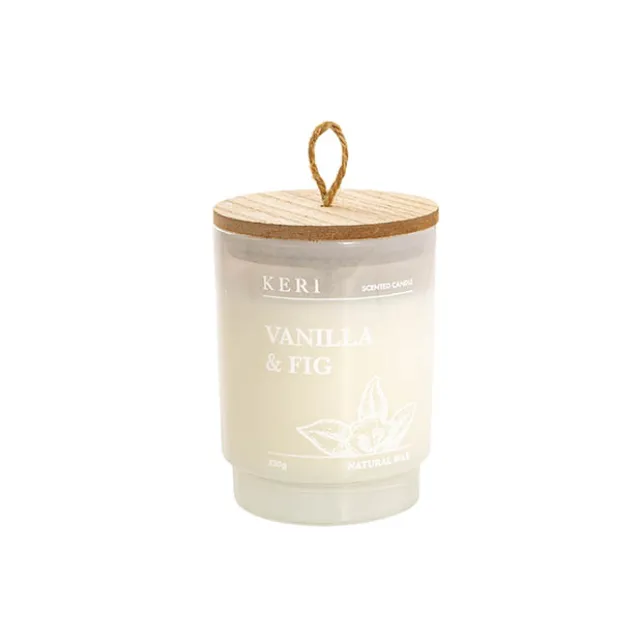 Scented Candle Verde Jar Vanilla & Fig (8x10.5cmH) 230g