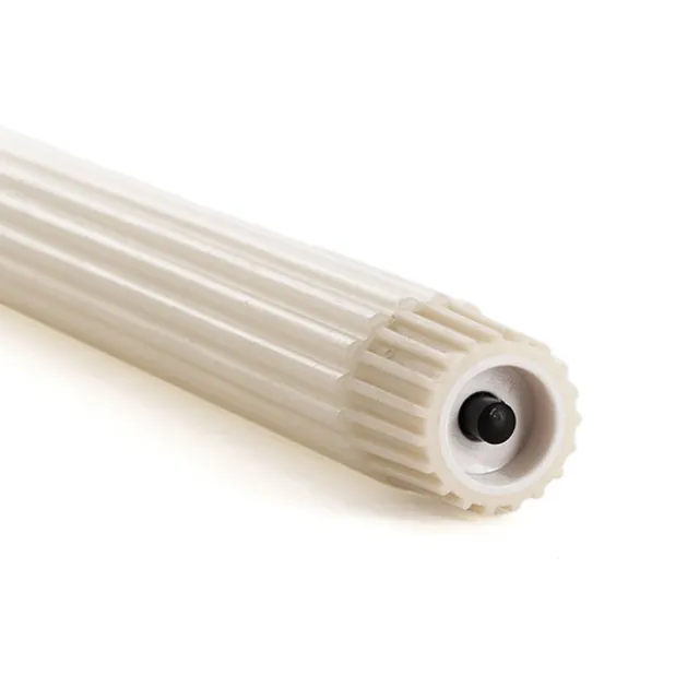 Wax LED Trueflame Fluted Taper Candle Ivory 2PK (2x24.5cmH)