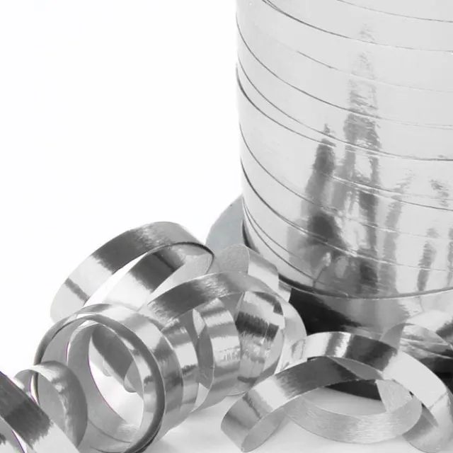 Ribbon Curling 5mm Metallic Silver (5mmx450m)