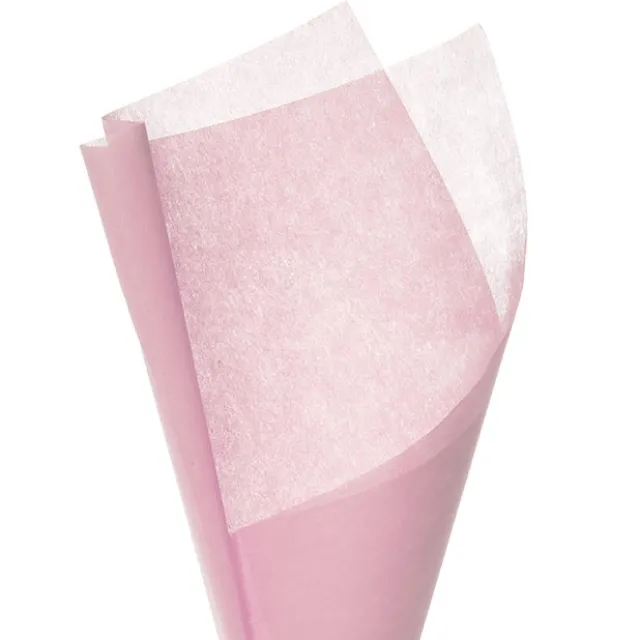 Nonwoven Wrap Sheets NOVA Baby Pink (50x70cm) Pack 50