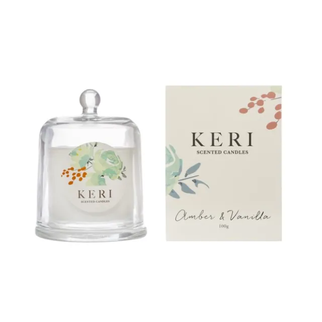Scented Cloche Candle Carnival Amber & Vanilla 100g(9x12cmH)