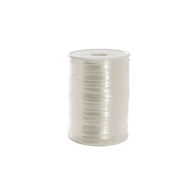Elastic Bouquet Tying Tape Roll Clear (6mmx150m)