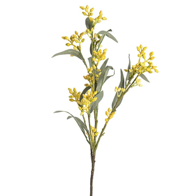 Eucalyptus Bud Spray Yellow (78cmH)