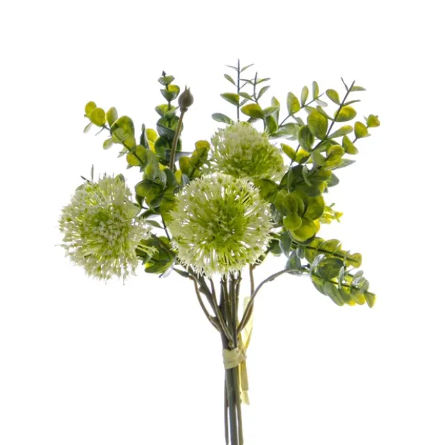 Eucalyptus Onion Ball Bouquet Green (34cmH)