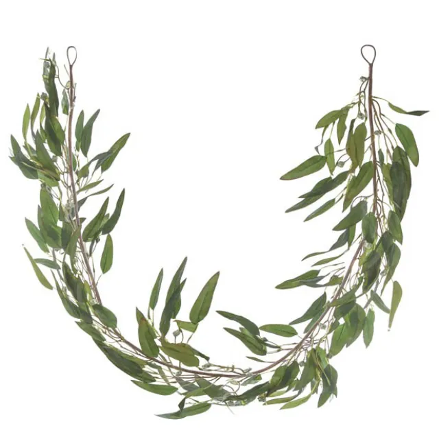 Eucalyptus Willow Leaf Gumnut Garland Grey (125cm)