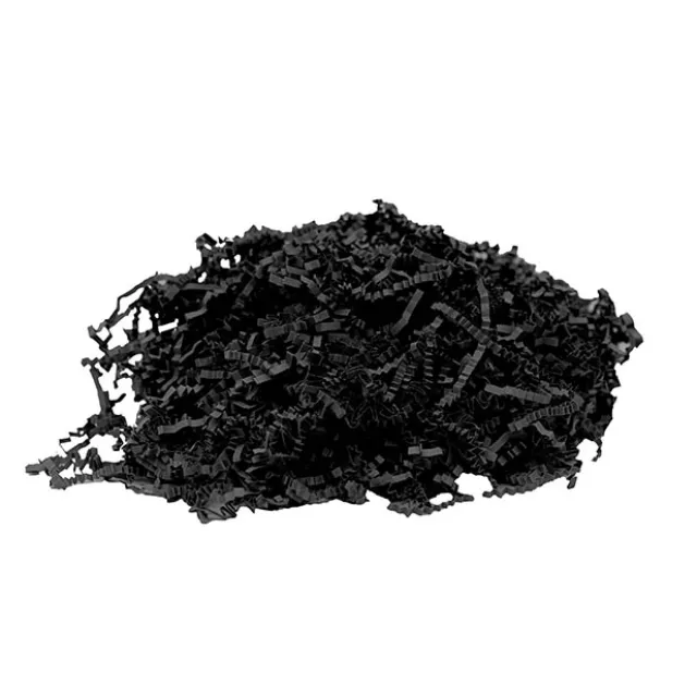 Premium Shredded Paper Filler Crinkle Cut Black 150gram Bag