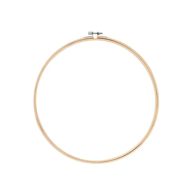 Wood Embroidery Hoop 10" Natural (25cmD)