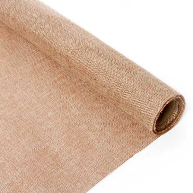 Faux Jute Hessian Roll Natural (50cmx2m)