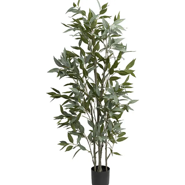 Faux Willow Eucalyptus Tree Green (165cmH)