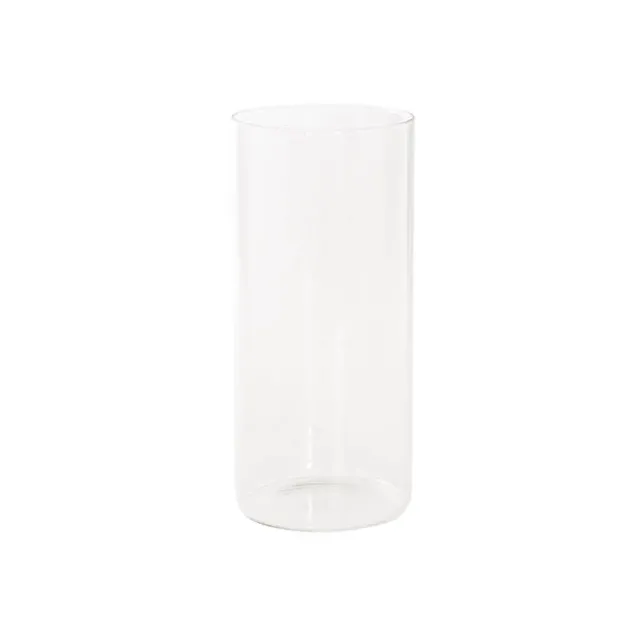 Glass Cylinder Floral Event Vase Clear (12Dx25cmH)