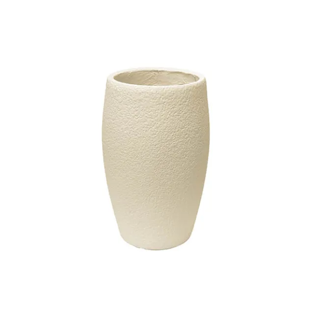 Fibreglass Round Planter Pot Matte Nude (26x42cmH)
