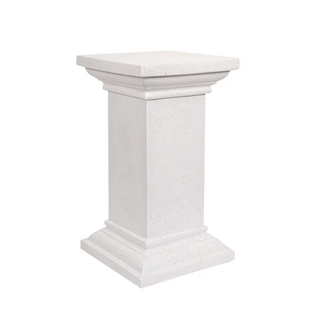 Fibreglass Square Pedestal Cream (36x36x66cmH)
