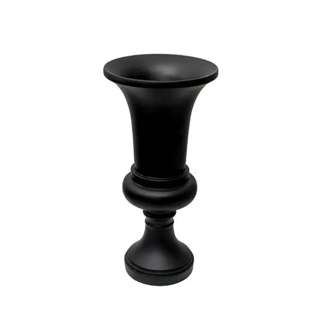 Fibreglass Trumpet Urn Matte Black (29.5x61cmH)
