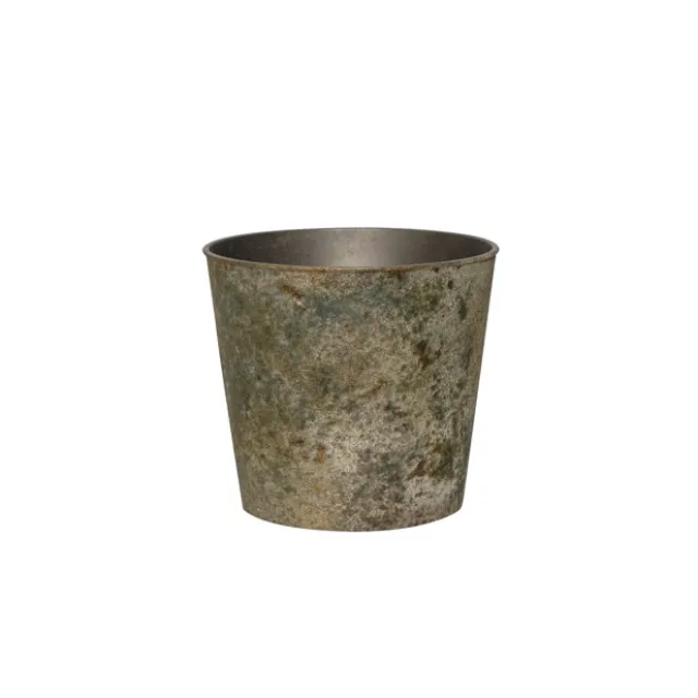 Flora Atlantis Pot Round (13Dx11.5cmH) Moss