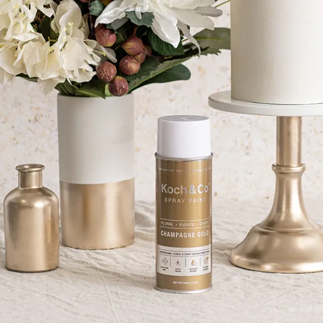 Floral Event Craft Spray Paint Metallic Champagne Gold 340g