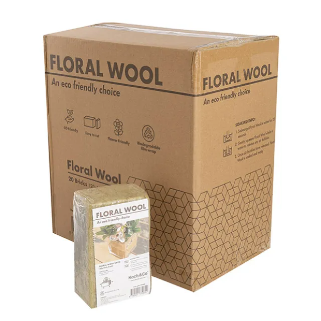 Floral Wool Floral Design Medium 20 Bricks (20x12x8.5cmH)