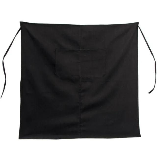 Florist Canvas Waist Apron with Pockets Black (80x80cm)