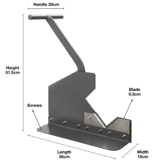 Flower Bunch Cutter Guillotine Pull Handle Grey (38x45cmH)