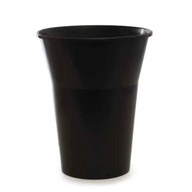 Flower Display Vase 5L Black (21.5Dx27cmH)