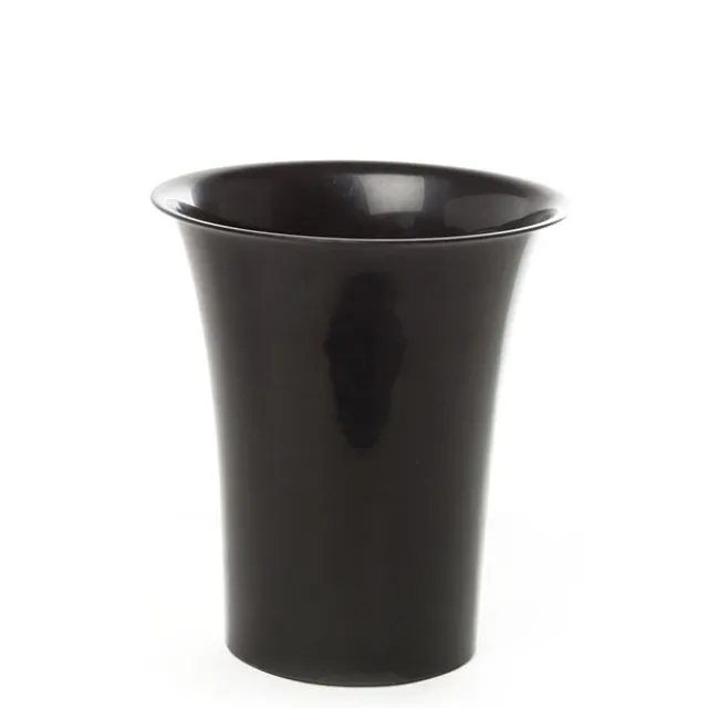 Flower Display Vase 4.5L Black (23cmDx25cmH)