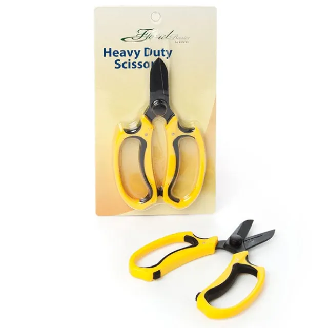 Flower Snips Heavy Duty Ippon Yellow Black (17.5cm -7")
