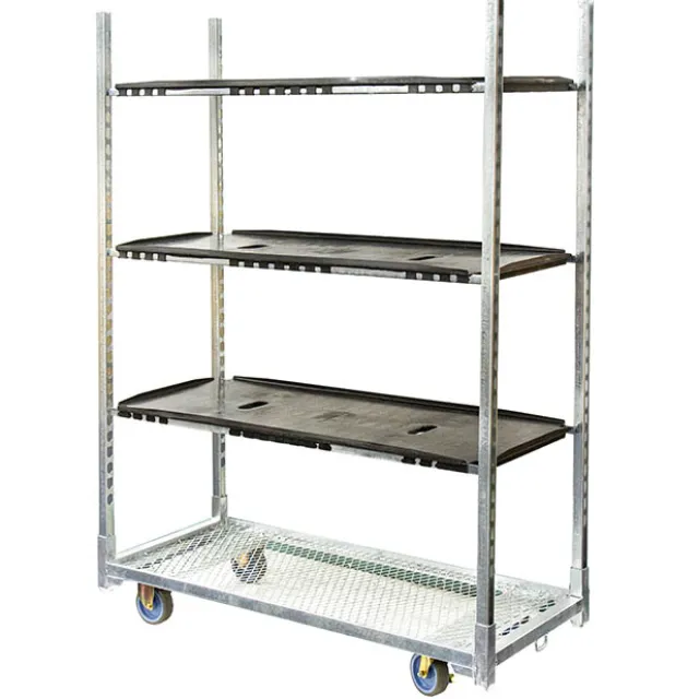 Flower Trolley includes 3 Plastic Shelves (135X56x190cmH)