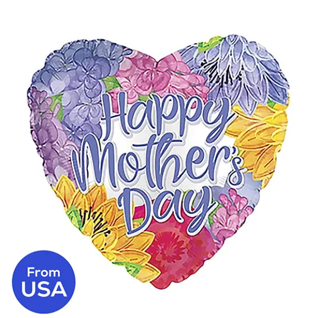 Foil Balloon 17"(42.5cm Dia) Happy Mother's Day Lavender