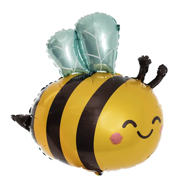 Foil Balloon Happy Bee Yellow (54Lx50cmH)