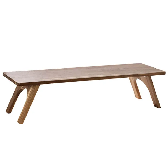 Foldable Acacia Wood Serving Table Brown (80x25x20cmH)