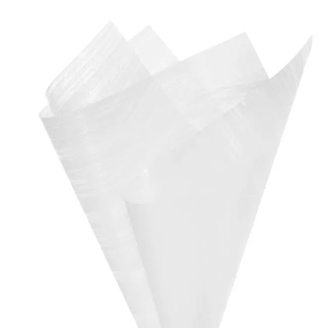 Frosted Cello 50mic Designer Stripes White Pk100 (50x70cm)